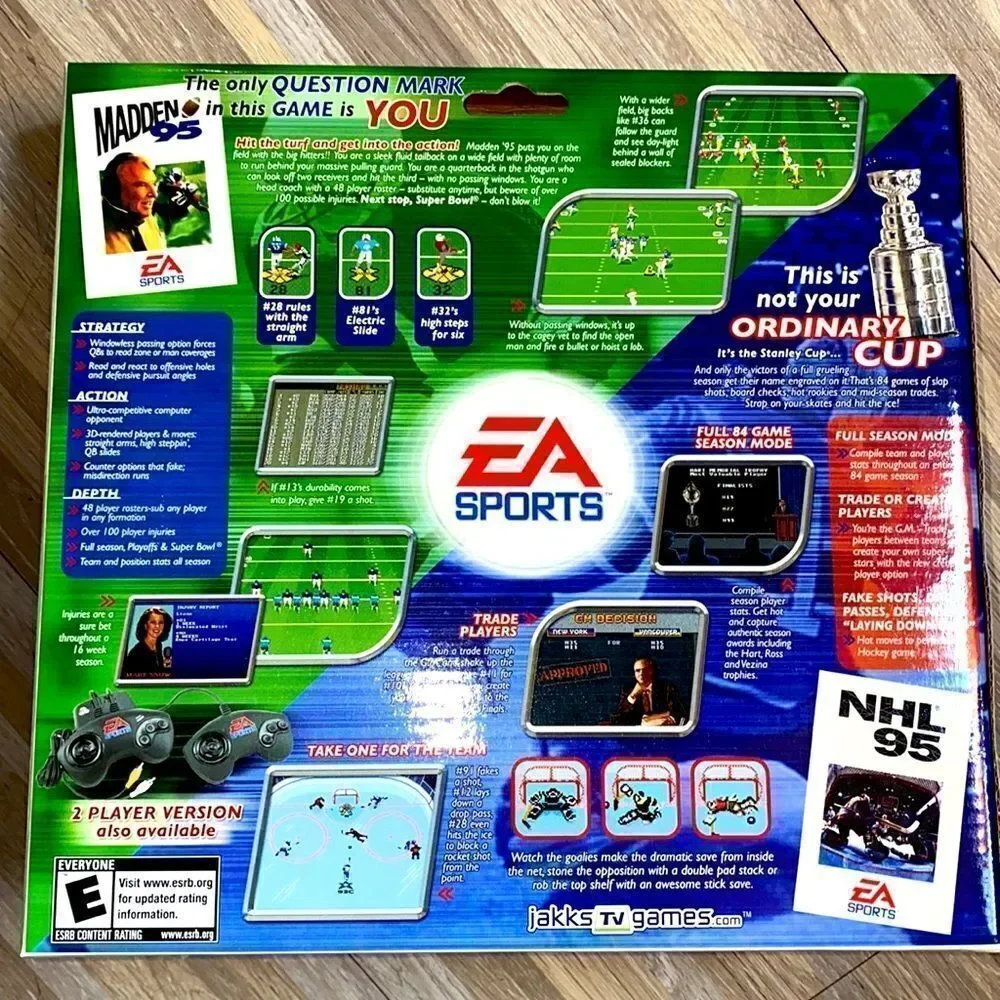 John Madden EA sports game system control NFL Madden NHL GAMER plug n go